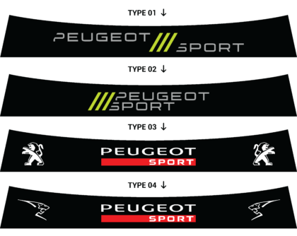 Bandeau pare-soleil 207 Peugeot sport