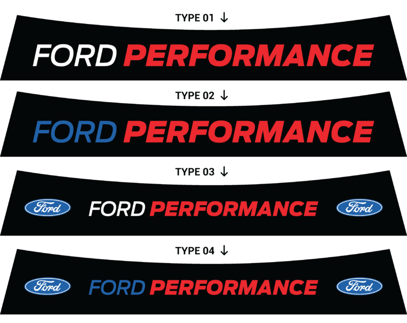 Bandeau pare-soleil Ford Fiesta ST MK8 Ford Performance