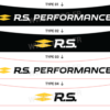 Bandeau pare-soleil Renault Clio 3 R. S. performance
