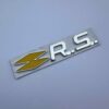 Emblème monogramme RS Jaune/Argent