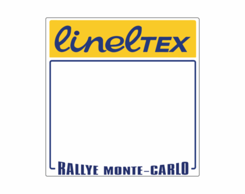 Sticker latéraux Lineltex "Rallye Monte-Carlo"