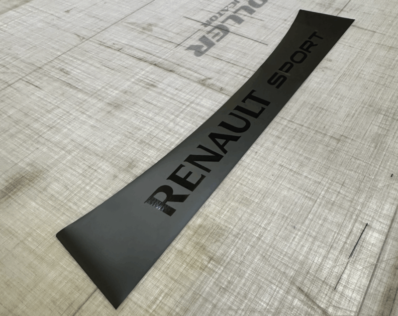 Bandeau pare-soleil Renault Megane 3 Renault sport noir mat/brillant – Image 2