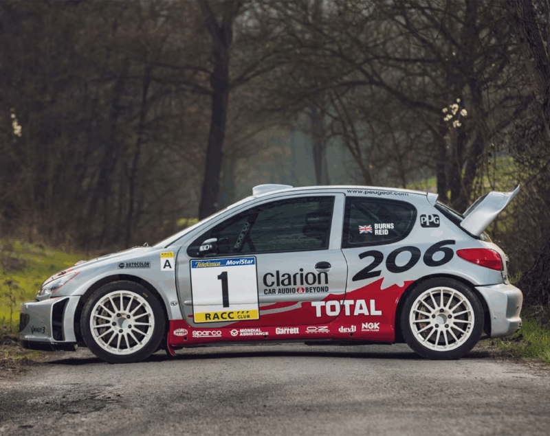 Sticker latéral RACC "Telefonica Movistar" 206 WRC EVO 2 – Image 3