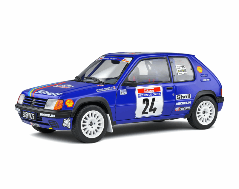 Sticker latéral Infotec "Region de Corse" 205 Rallye Gr. A Tour de corse – Image 3