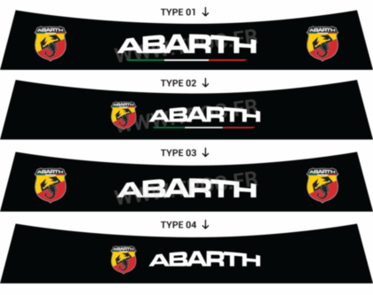 Bandeau pare-soleil Fiat 500 Abarth – Blackline Performance
