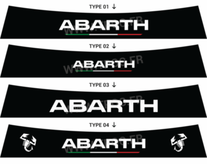 Bandeau pare-soleil Fiat 500 Abarth