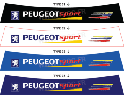 Bandeau pare-soleil Peugeot 106 Peugeot Sport Rallye Phase 2