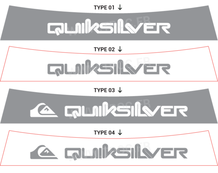 Bandeau pare-soleil Peugeot 106 Quiksilver